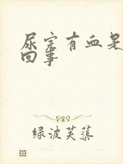 尿完有血是怎么回事