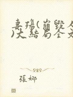 妻殇(崩毁人生)大结局全文阅读