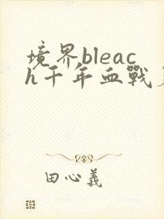 境界bleach千年血战篇