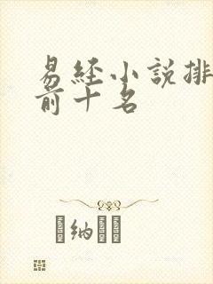 易经小说排行榜前十名