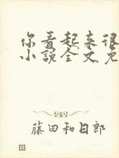 你看起来很好亲小说全文免费阅读笔趣阁