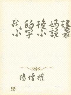 我的后妈很漂亮小宇小说最新章节