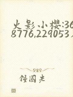 火影小樱:368776,229053在哪看