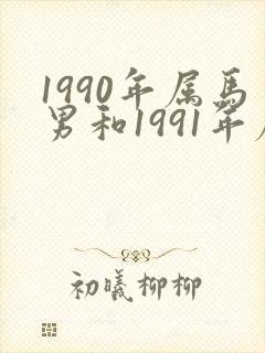 1990年属马男和1991年属羊女婚姻