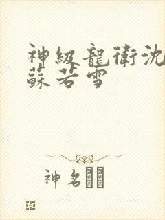 神级龙卫沈浪与苏若雪