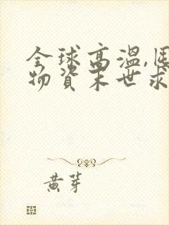 全球高温,囤积物资末世求生