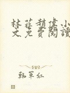 林菲赵伟小说全文免费阅读