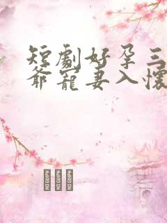 短剧好孕三连司爷宠妻入怀免费观看
