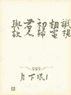 与君初相识恰似故人归电视剧免费