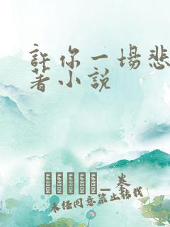 许你一场悲欢原著小说