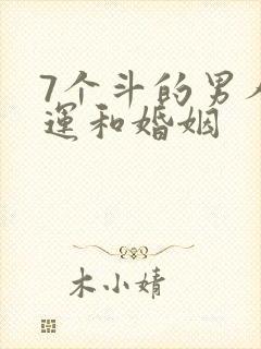 7个斗的男人命运和婚姻