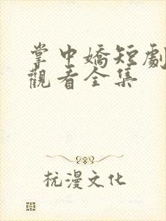 掌中娇短剧免费观看全集