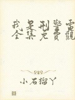 我是刑警电视剧全集免费观看在线播放