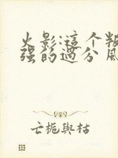 火影:这个叛忍强的过分 风看淡