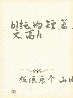 bl纯肉短篇腐文高h
