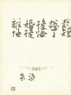 离婚后总裁老婆他后悔了短剧在线观看