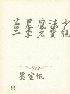 蕃尼魔法少女第二季免费观看