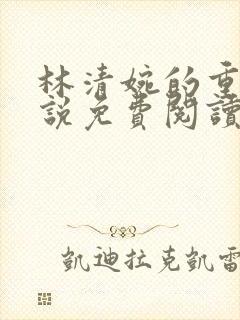 林清婉的重生小说免费阅读