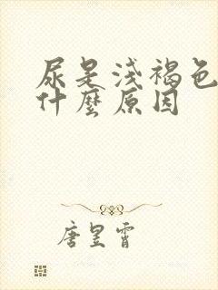 尿是浅褐色的是什么原因