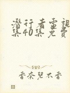 潜行者电视剧全集40集免费观看