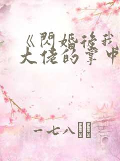 《闪婚后我成了大佬的掌中之物》