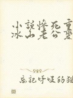 小说惨死重生后冰山老公变疯批了在线阅读