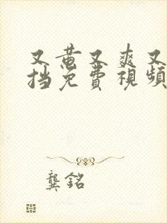 又黄又爽又无遮挡免费视频