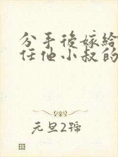 分手后嫁给了前任他小叔的小说