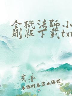 全职法师小说未删版下载txt