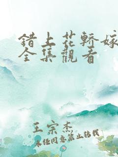 错上花轿嫁王爷全集观看