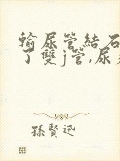 输尿管结石放置了双j管,尿疼尿频