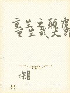 重生之颠覆大宋 重生武大郎