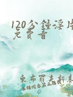 120分钟淫片免费看