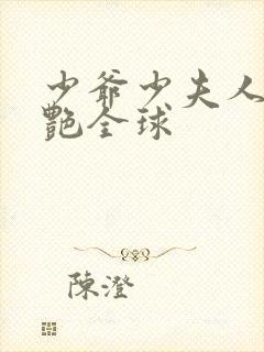 少爷少夫人她惊艳全球