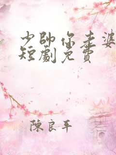 少帅你老婆又跑短剧免费