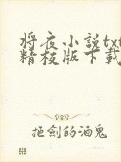 将夜小说txt精校版下载