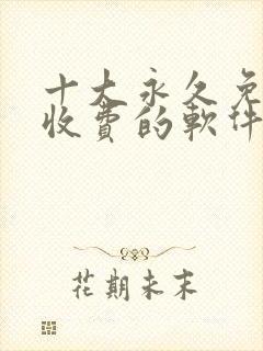 十大永久免费不收费的软件app