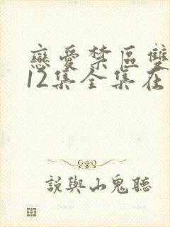 恋爱禁区双男主12集全集在线观看动漫