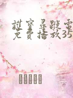 护宝寻踪电视剧免费播放35集