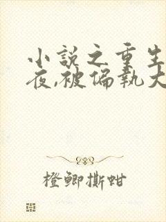 小说之重生新婚夜,被偏执大佬亲疯了