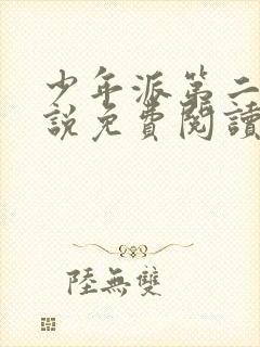 少年派第二季小说免费阅读