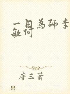 一日为师李超孙敏何