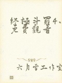 终极斗罗4小说免费观看