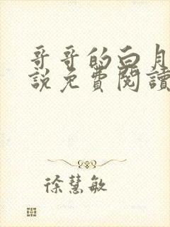 哥哥的白月光小说免费阅读