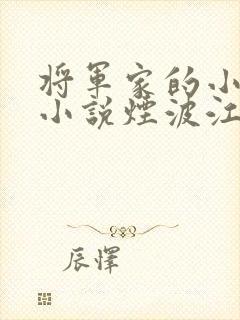 将军家的小娘子小说烟波江南