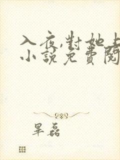 入夜,对她上瘾小说免费阅读免费下