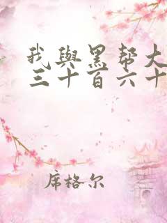 我与黑帮大佬的三十百六十五天2