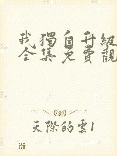 我独自升级动漫全集免费观看