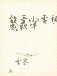 能看vip电视剧软件