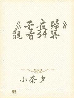 《子夜归》免费观看34集